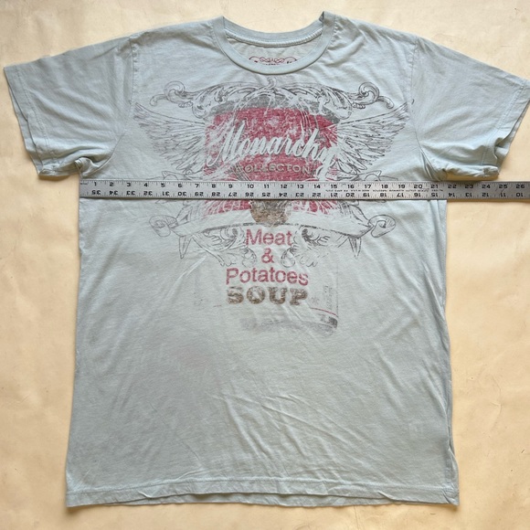 Monarchy 2000s Streetwear all over printed t-shirt, unworn like new condition - Picture 5 of 8